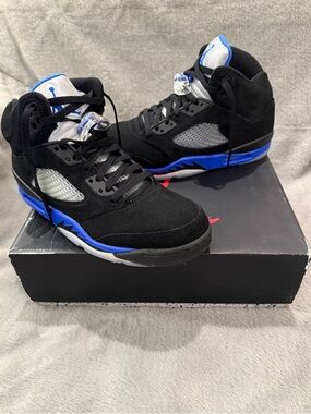 Air Jordan 5 Retro Men's Shoes - Racer Blue (2021) - VNDS - Size 8M / 9.5W